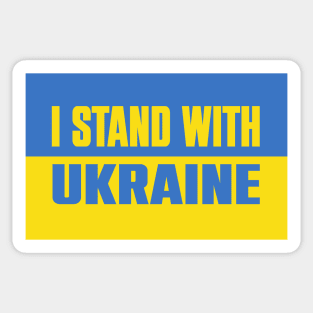 I STAND WITH UKRAINE Sticker